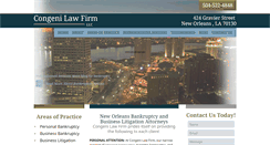 Desktop Screenshot of congenilawfirm.com